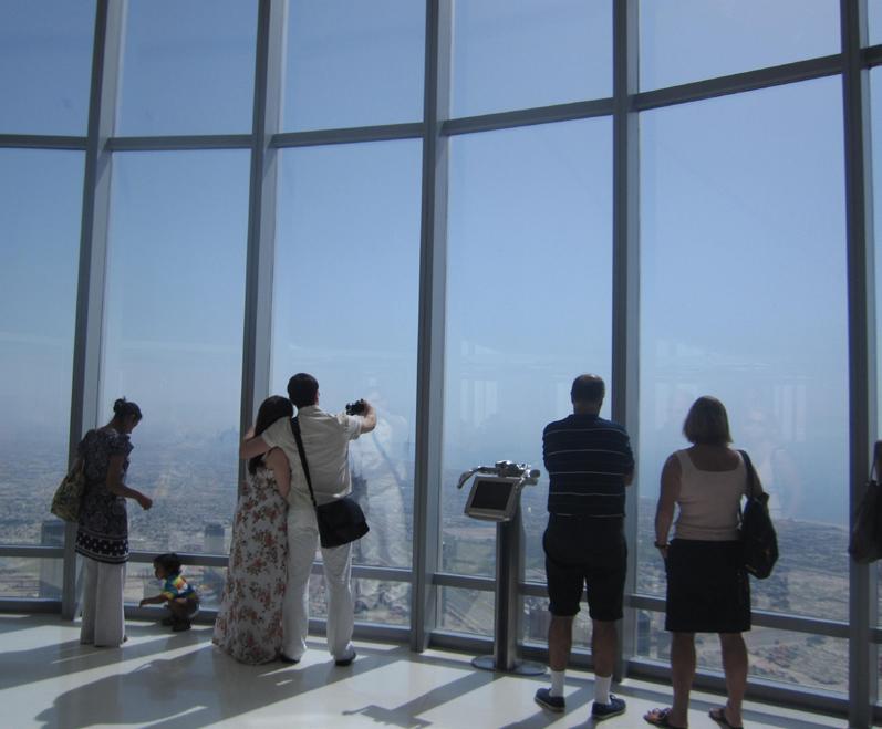 BURJ KHALIFA Observation Deck Visit At above 828 metres (2,716.