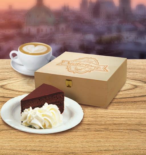 YOU SAVE 3 00 Sacher Cake in wooden box 21.90 instead of 24.