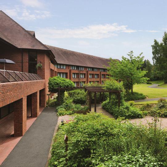 90 en suite bedrooms with high speed internet access WELCOME Set in the heart of Telford with our beautiful onsite gardens, the Ramada Telford Ironbridge encompasses a host of rooms and facilities to