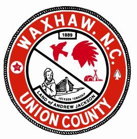 TOWN OF WAXHAW PARKS AND RECREATION ADVISORY COMMITTEE 3620 Providence Road S. Waxhaw, N.C 28173 Telephone (704) 843-2195 Fax (704) 256-1748 www.waxhaw.