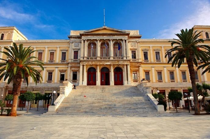 hospital in Greece, the General Hospital of Syros The people of