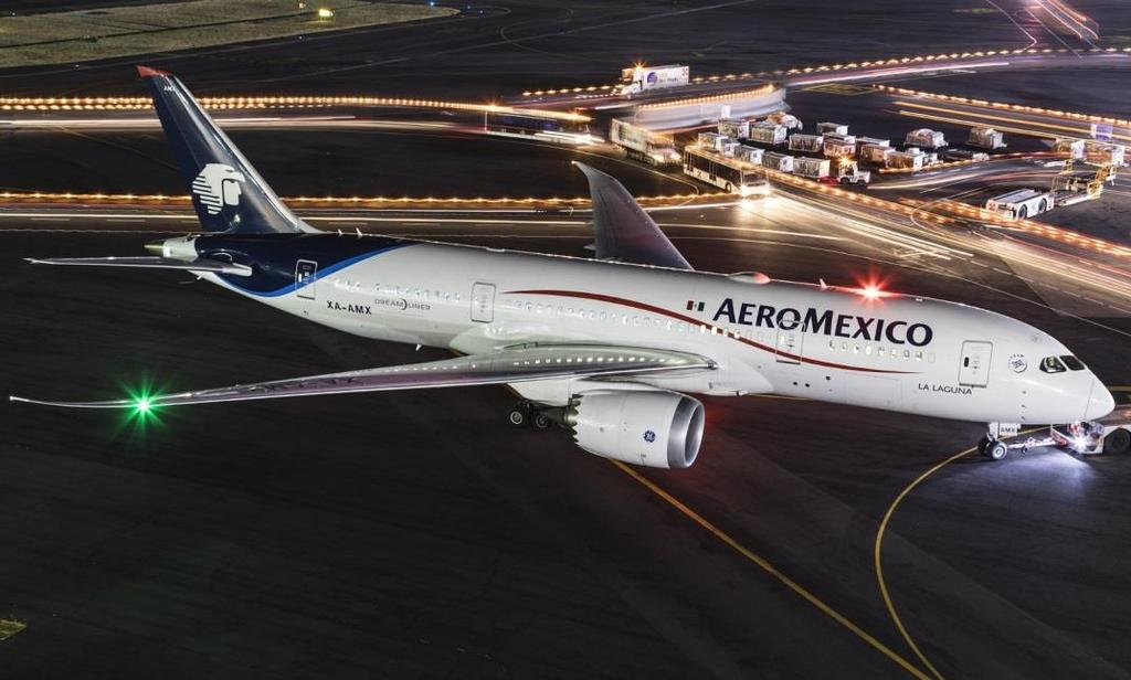 Background AeroMexico began operation of the B787 in September 2013. Current fleet is 17 (9 B787-8 and 8 B787-9).