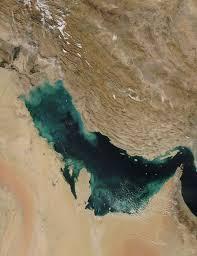 Connected to the Gulf of Oman and Arabian Sea by the Strait of Hormuz Iran, Iraq, Kuwait, Bahrain, Qatar, Saudi Arabia and the United