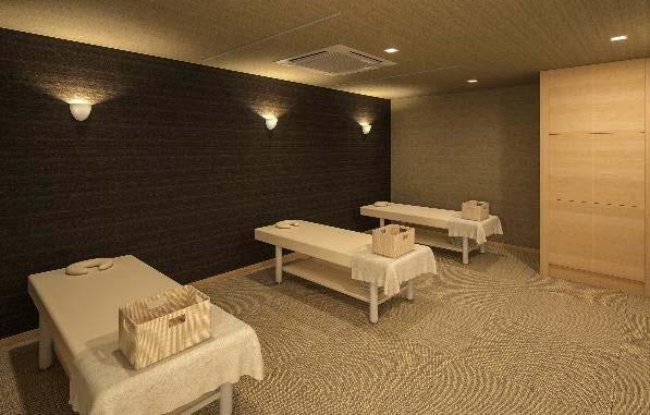 Also situated on the first floor of the Main Building is the new relaxation room, where guests can opt to receive relaxing massages and unwind (separate charges apply).