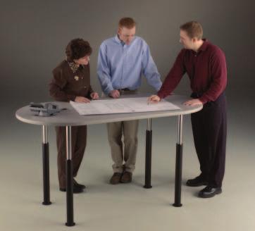 periscope MULTI-PURPOSE Continuing the long tradition of height-adjustability from The Mayline Group, Periscope tables offer sit-to-stand adjustability at incredibly affordable pricing.