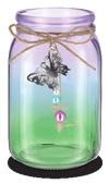 ) EO 4940-12-1120* N. NEW! ASSORTED SHEER CABANA GLASS ROSE VASES Available in s.