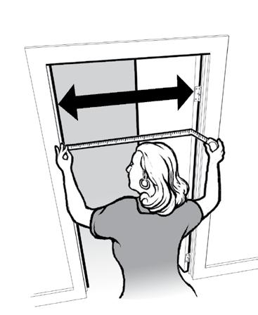 ADA Emergency Shelter Shelter Checklist Checklist 3. Measuring Door Openings Special care is needed when measuring the clear opening of a doorway.