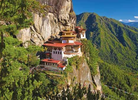 Himalayas. Bhutan offers a fascinating insight into a Buddhist culture and this is a unique opportunity to explore this littlevisited country, steeped in tradition with warm and hospitable people.