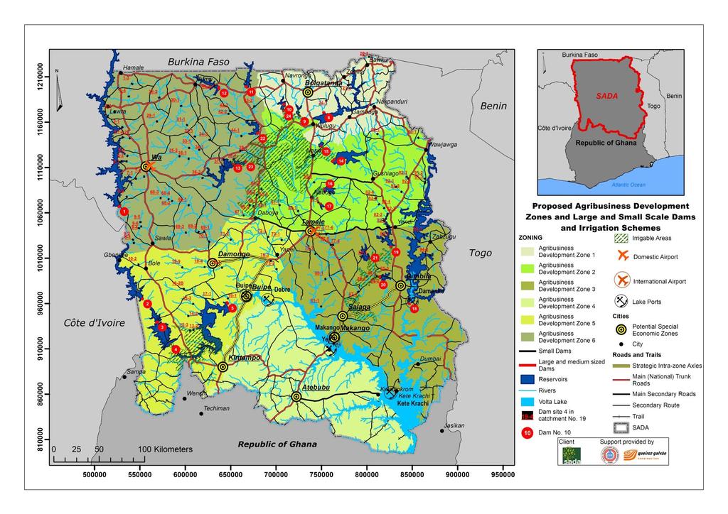 AGRO-ECOLOGICAL ZONING AND IRRIGATION AND POWER POTENTIALS 95 small dams with irrigable area power of