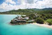 ANTIGUA COCOBAY RESORT BOUTIQUE A colorful collection of 65 West Indian-style cottages, Cocobay crowns a headland on the sunset side of Antigua, sloping down to white sandy beaches and the turquoise