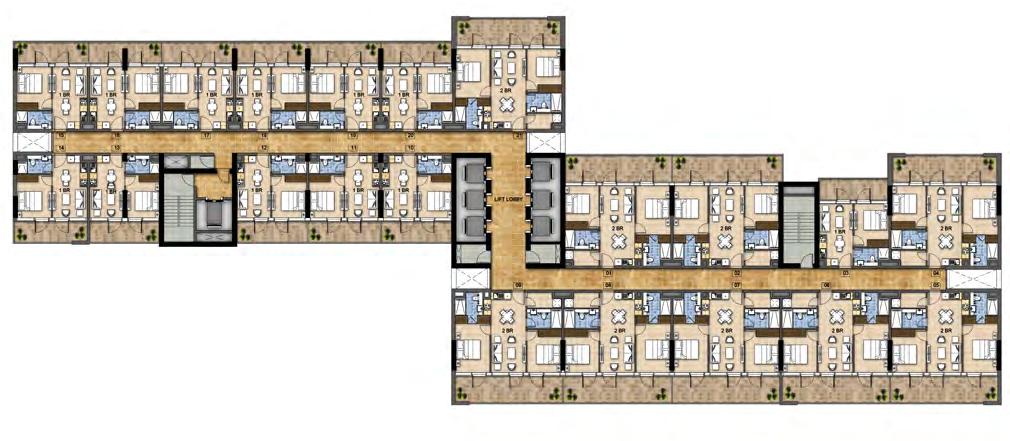 TYPICAL FLOOR PLAN FLOORS 6-28 TYPICAL FLOOR PLAN STUDIO Disclaimer: All pictures, plans, layouts, information, data and details