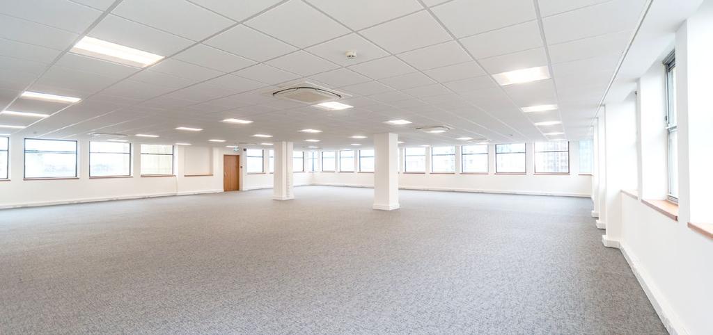 REMODELLED Typical refurbished suite Fully refurbished office space, contiguous floors available Suites from 2,000 sq ft Floors from 9,000 sq ft Well presented, sensibly priced, flexi-terms available