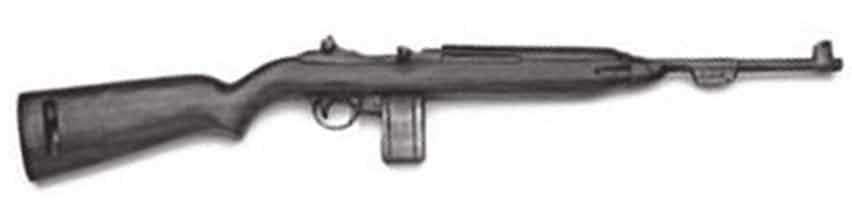 138 cated an M1 carbine standing upright in a corner with several other guns in what would have been the kitchen of the small dwelling.