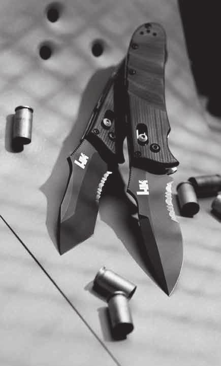 Benchmade offers a line of high-speed tactical cutlery