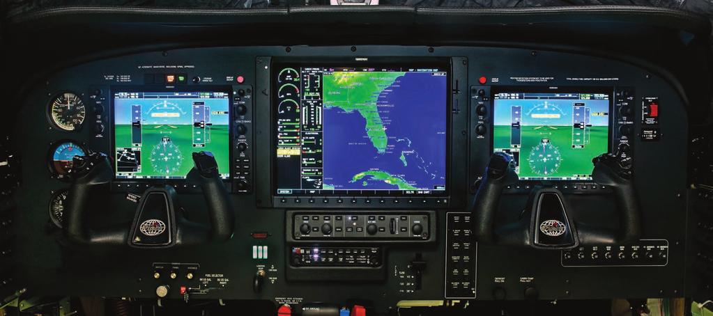 Avionics Safety Up Front With its integrated GFC 700 flight control system and advanced configuration, the Garmin G1000 flight deck gives you all the information you need to fly