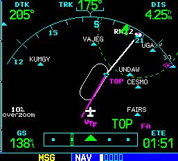 SECTION 6 PROCEDURES Figure 6-44 Procedures Page 3) ATC instructs the pilot to turn left to a heading of 025. This places the aircraft parallel to the final approach course in the opposite direction.