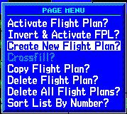 The flight plan pages allow the pilot to create, edit, and copy flight plans. 5.