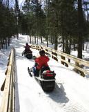 lodging, 2 sled rentals, riding clothing rental Available Sunday-Thursday, all winter long!