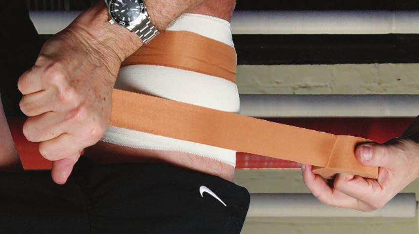 of sports The specialist rayon material is completely rigid, which ensures total support Sterotape premium is