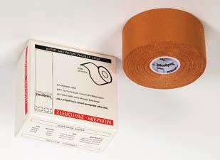 the entire roll, for seemless application Sterotape Premium is easily identified by the printed core.