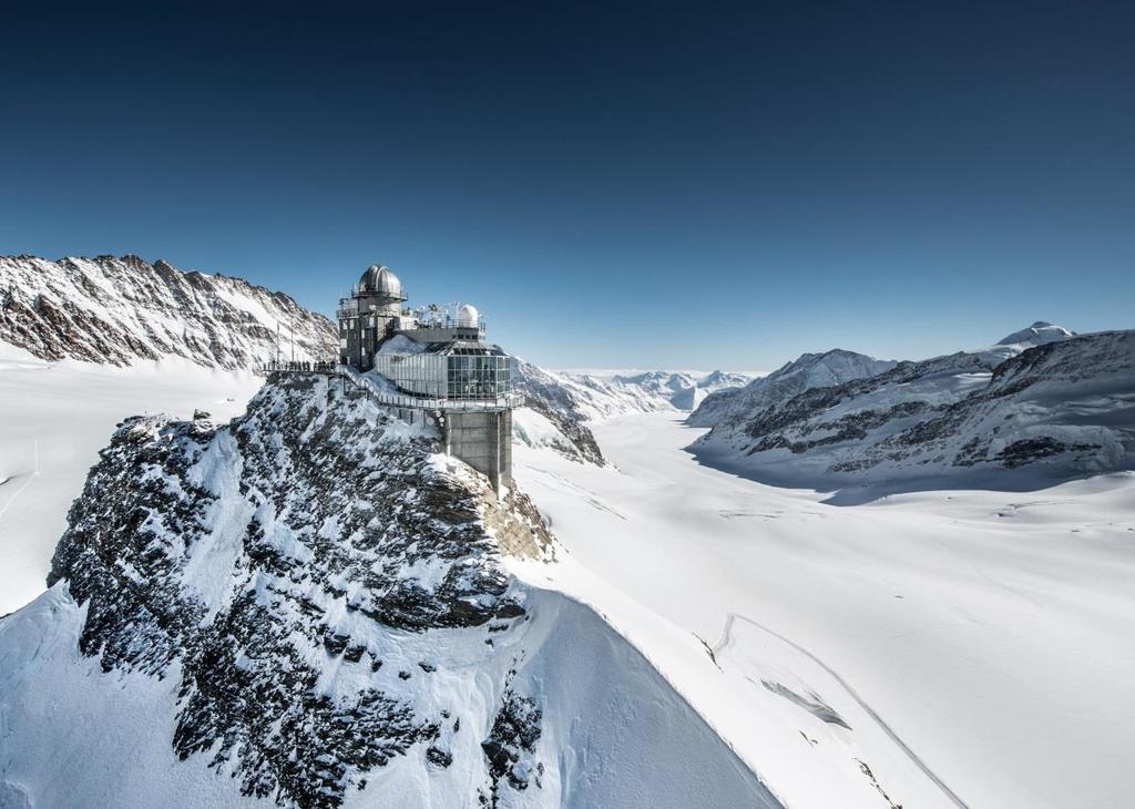 JUNGFRAUJOCH - TOP OF EUROPE (MEZRH07) JungfrauBahnen An unforgettable Alpine tour to the majestic world of the Jungfraujoch - Top of Europe at 3'454 m /11'333 ft.