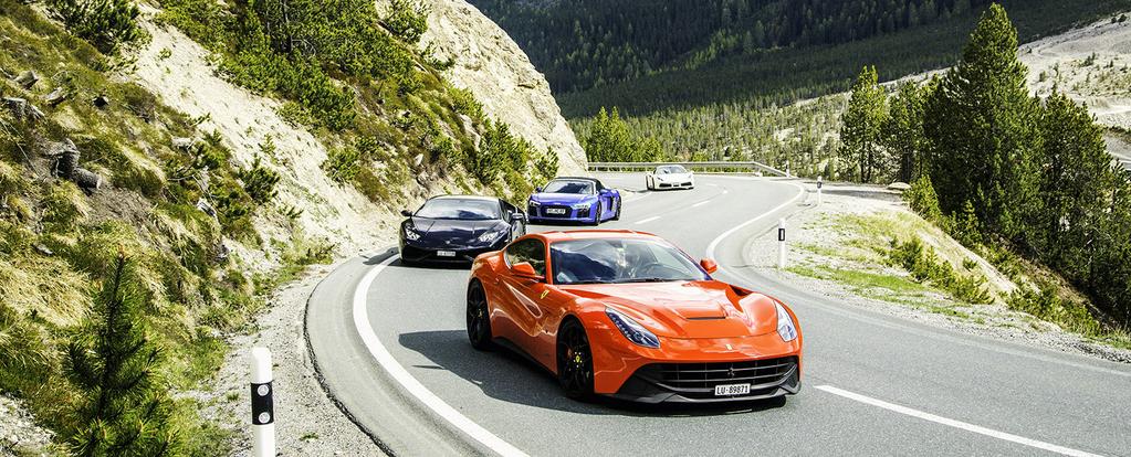 SUPERCAR DRIVE EXPERIENCE INCLUDING A LUXURIOUS REST DAY IN ANDERMATT SUNDAY 09 - WEDNESDAY 12 JUNE Spend three unforgettable days experiencing a fleet of the world s best