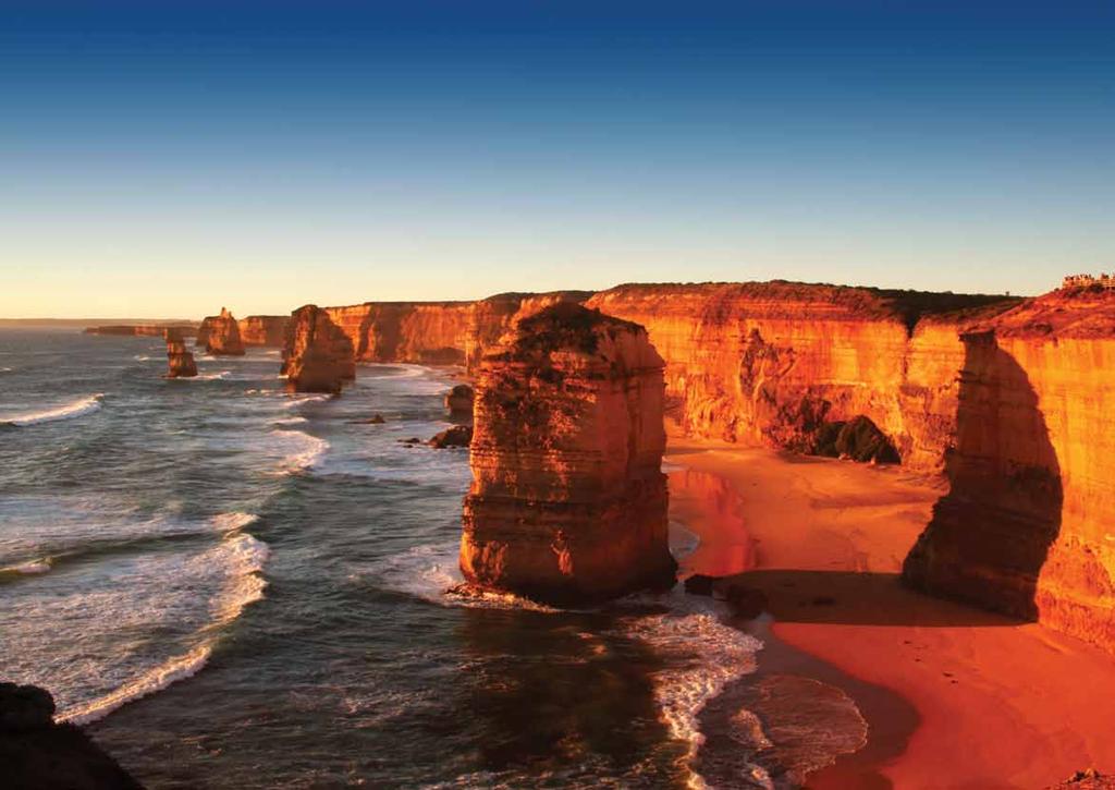 8 Let us explore The famous 12 Apostles, magnificent rock stacks rising up from the Southern Ocean on Victoria s dramatic Great Ocean Road coastline.