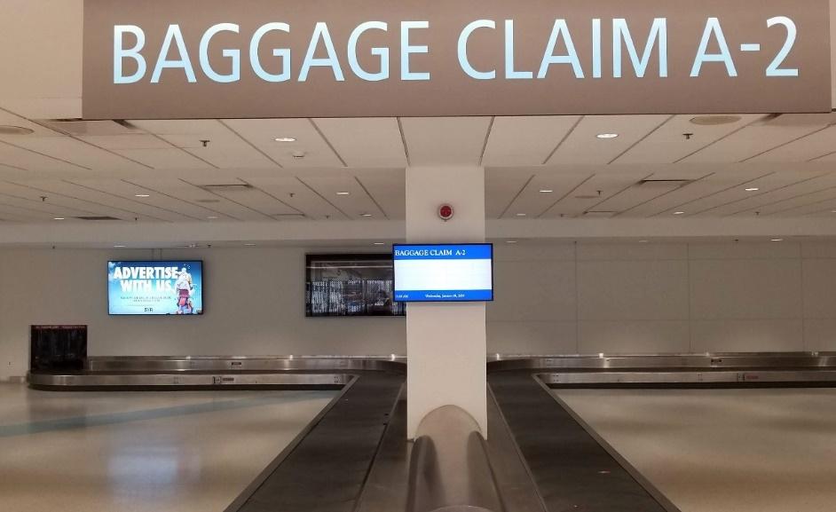 New Digital Advertising Located in Terminal A & Terminal B