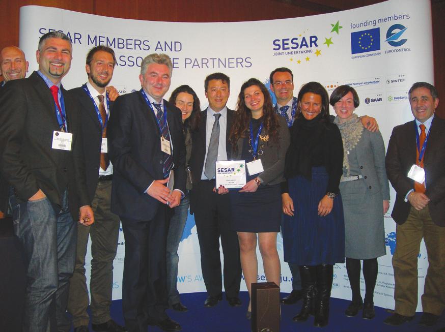 Sesar 1 st Award SESAR ENAV Project Tactical TMA and En-route queue management in the Best in Class category SESAR is the most challenging Programme for the modernization of the European air traffic