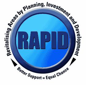 The RAPID programme continues to play a key role in the establishment of the IAP sub committees RAPID stands for Revitalising Areas by Planning, Investment and Development.