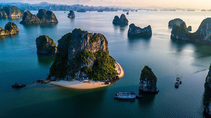 Along the way you will enjoy a cruise across the UNESCO world heritage site of Halong Bay, discover vibrant river life along the Mekong Delta and explore the historic sea port of Hoi An.