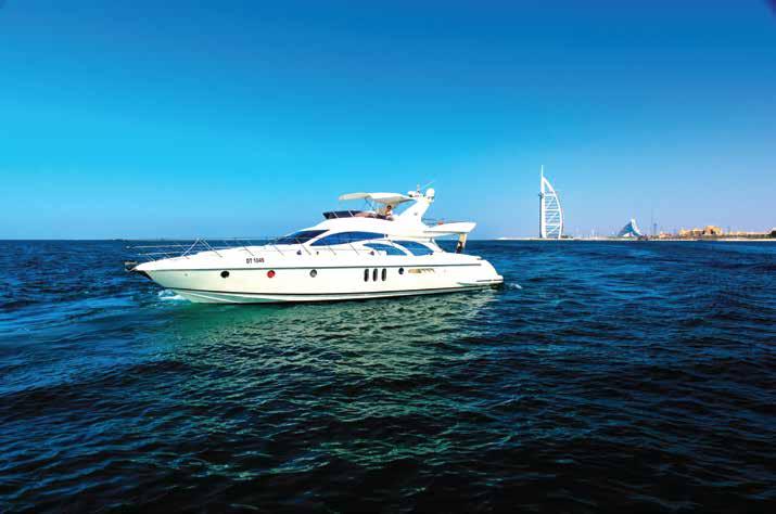 Luxurious Yachts designed to deliver comfort and safety Spectacular views of Dubai Marina, The Palm