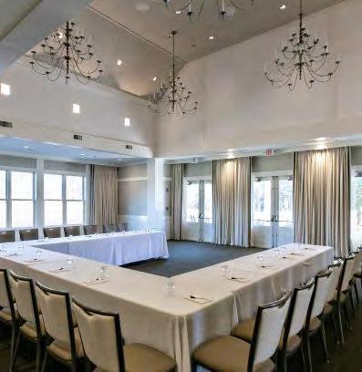 CONFERENCE FACILITIES & GROUP ACCOMMODATIONS The Oak Ballroom: $1,250 The Oak Ballroom is a stunning 1600 square foot space and can accommodate up to 100 attendees.