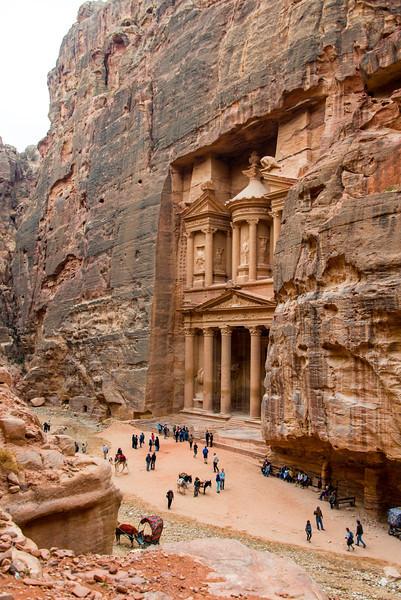 Petra still forms part of the domain of the Bedouin. You will see them with their horses and camels as you begin your unforgettable trip into this cultural landmark.