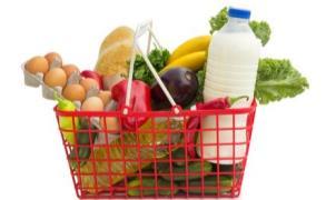 FOOD Supermarket Weekly grocery shopping (for