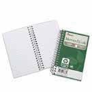 Large Notebooks - Paper Size 8.5 x 11 White Paper. 12 per pack.