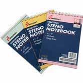 Notebooks - Paper Sizes 8 x 10.5 to 5 x 7 Subjects noted in description. 7530-01-600-2021 8 x 10.