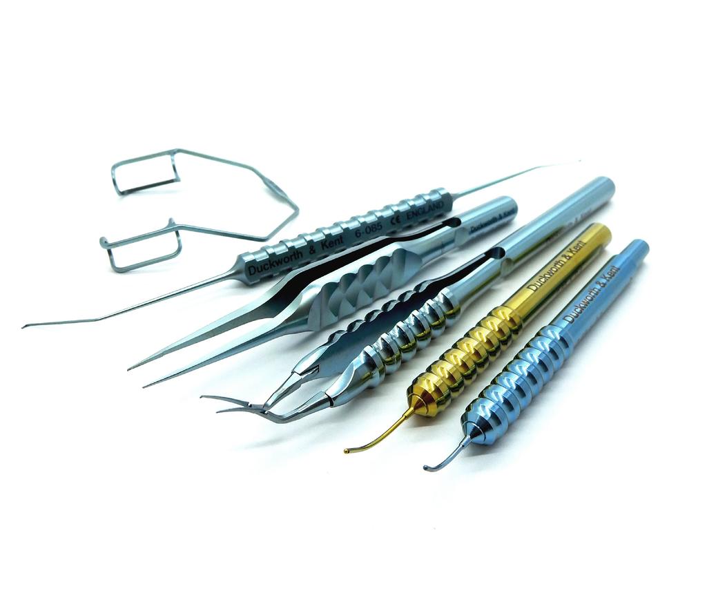 Duckworth & Kent titanium surgical instrument manufacturer at the leading edge CATARACT SET The decision to choose our reusable instruments over single-use alternatives is a simple one.