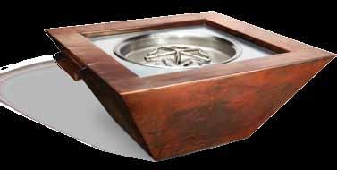 ELECTRONIC IGNITION OPTION 15" SPACERS PROVIDED FOR VENTILATION 15" ACCESS DOOR Mesa Fire Bowl Specifications Size: 32 diameter, 15 tall, 15 base Burner: 12 Penta Pan: 18 Flat Ignition Bowl Type
