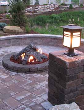These are available in 2, 4, 5, 6 and 8 piece sets up to our large FPL48 for size 36 fire ring and above fire pits.