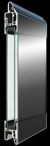 FV Thermo doors are produced up to 7 meters wide, 6 meters high, with standard double panes of