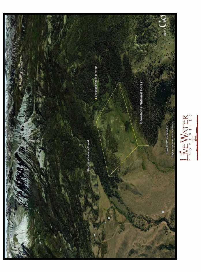 Washakie Wilderness Ranch Aerial Map Maps are