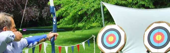 We can organise: Archery & garden pursuits