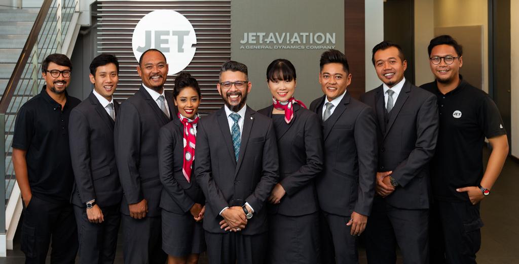 Making your stay relaxed and enjoyable FBO Services Overview No matter where you fly in from, Jet Aviation s Singapore team is ready to welcome you, be it at Seletar Airport or Changi International