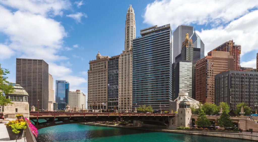 Wyndham Grand Chicago Riverfront can accommodate groups ranging from 10 to 500 guests.