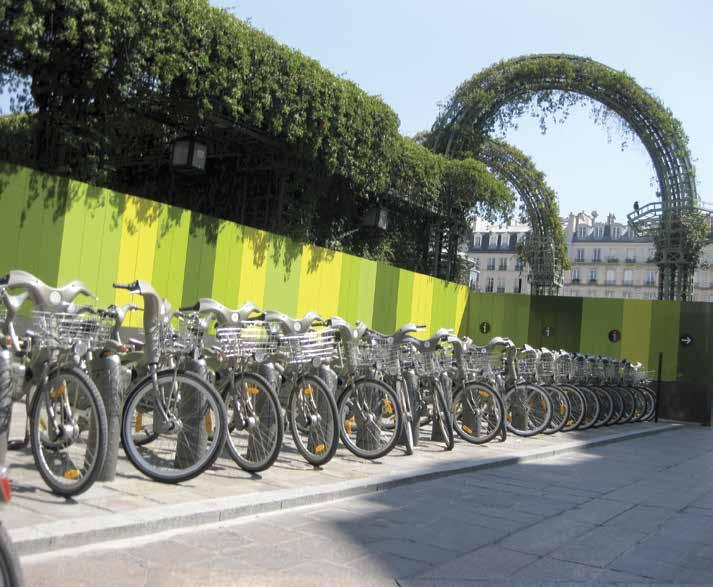 Image courtesy of RubyGoes Case Study: Bike Sharing Program Vélib Paris, France Bike-sharing is a relatively new initiative which allows a large number of bicycles to be made publicly available to