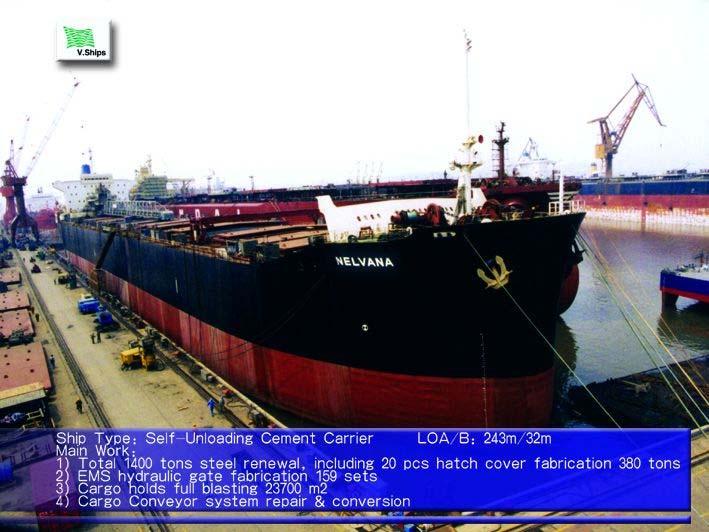 Completed Jobs - Dalian Conversion of bulk carrier