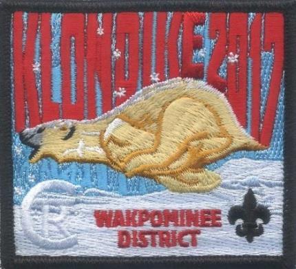 2017 Wakpominee District Klondike Derby Camp Wakpominee Friday January 27 and Saturday January 28 The Wakpominee Chapter of the Order of the Arrow is Sponsoring the Derby this year There will be an