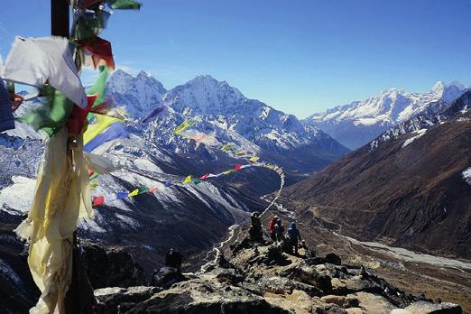 8 2nd Acclimatisation of the trek Dingboche (4,360m/14,300ft) After a refreshing breakfast, you can climb the ridge on the north behind the village to appreciate the magnificent view of Mt.