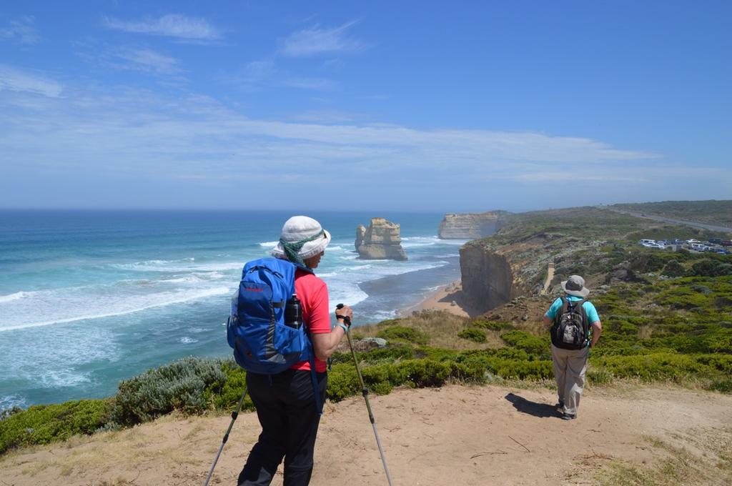 Itinerary Day 1 Apollo Bay to Shelly Beach Distance: 8km We depart Melbourne CBD at 8am, heading for the spectacular Great Ocean Road and Apollo Bay the start of the Great Ocean Walk.